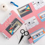 Casette Tape Wrapping Paper, thumbnail 1 of 3