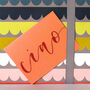 Mini Ciao Greetings Card, thumbnail 1 of 5