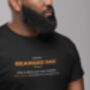 Bearded Dad Personalised Organic T Shirt, thumbnail 1 of 3