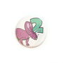 Number Two Dinosaur Dinosaur Card And Badge Set, thumbnail 3 of 5