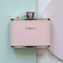 Personalised 4oz Leather Hip Flask, thumbnail 6 of 10