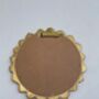 Small Gold Sunburst Mirror 18cm Round Boho Flower Gift, thumbnail 2 of 7