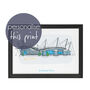 Personalised Manchester City Stadium Print, thumbnail 1 of 6