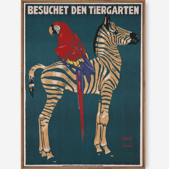 Vintage Munich Zebra, Canvas Art, 7 of 8