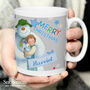 Personalised The Snowman And The Snowdog Blue Mug, thumbnail 1 of 3