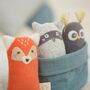 Snuggly Towelling Rattle Trio, thumbnail 4 of 10