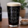 Personalised Brewery Style Pint Glass, thumbnail 2 of 5