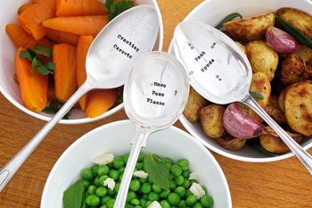 Personalised Vintage Silver Plated Table Spoon, 5 of 8