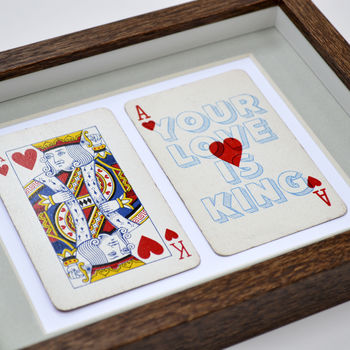 King Of Hearts Vintage Playing Card Print, 7 of 9