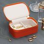 Personalised Luxury Leather Travel Jewellery Box, thumbnail 4 of 8