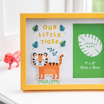 Personalised Our Little Lion Cub Frame, 2 of 2