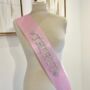 Eighteenth / 18th Birthday Party Pearl Personalised Sash, thumbnail 4 of 6