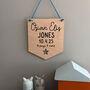 New Baby Personalised Engraved Plaque, thumbnail 4 of 4