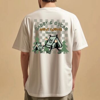 Personalised Happy Campers Graphic T Shirt, 3 of 7