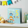Personalised Robot Birthday Card With Age, thumbnail 2 of 3