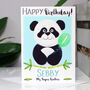 Personalised Panda Relation Birthday Card, thumbnail 9 of 11