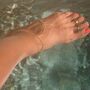 Dainty Ball Chain Anklet, thumbnail 2 of 6