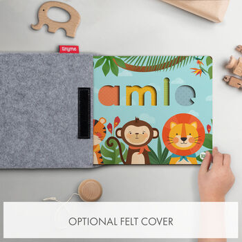 Personalised Wild Things Wooden Name Puzzle Plus, 3 of 5