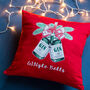 'Gingle Bells' Gin Christmas Cushion, thumbnail 2 of 6