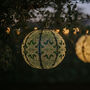Deep Blue Solar Outdoor Globe Lantern, thumbnail 4 of 12