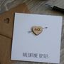 Personalised Valentines Heart Card, thumbnail 3 of 7