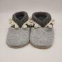 Handmade Recycled Cashmere Baby Booties, thumbnail 9 of 12