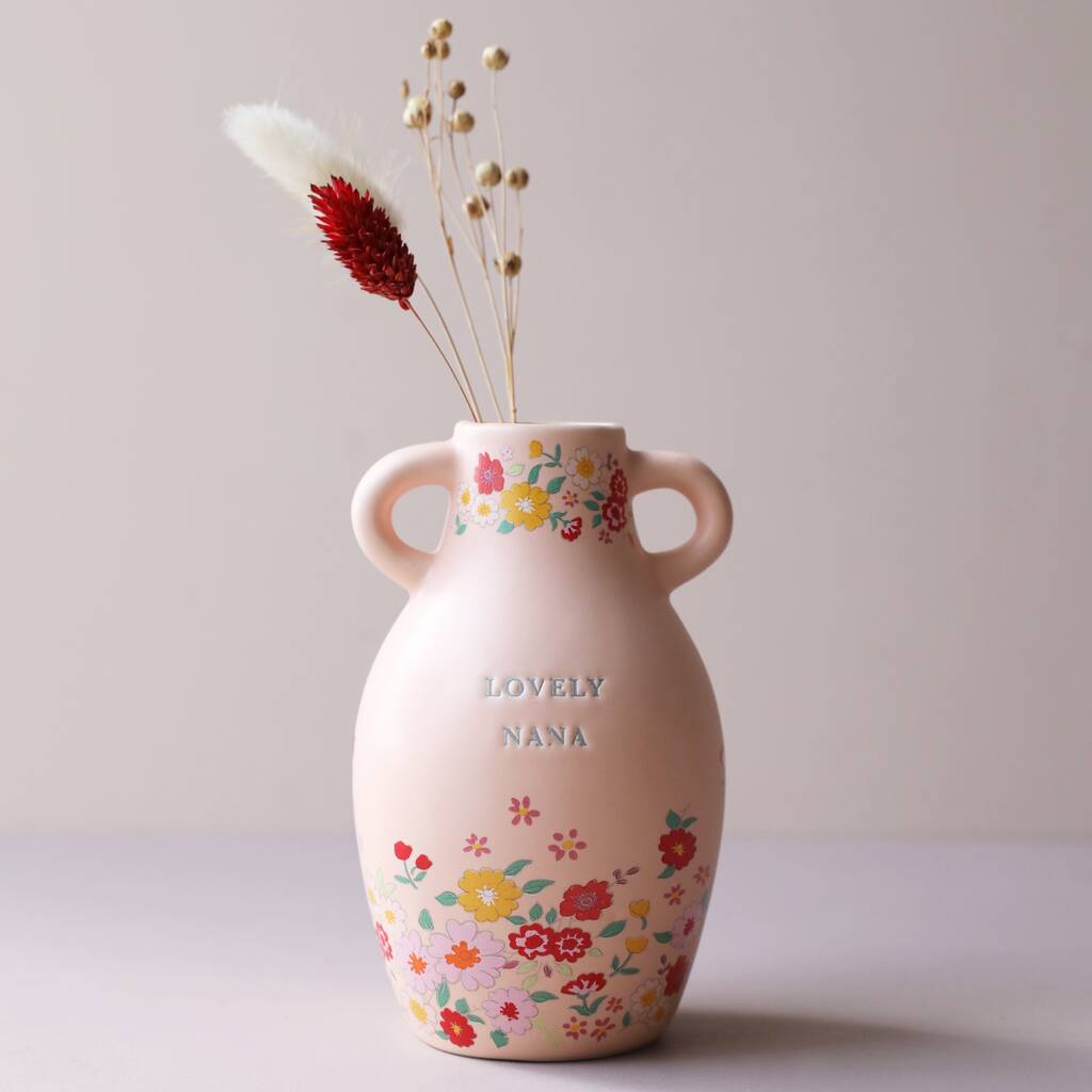 Ceramic Nana Floral Vase, 1 of 5