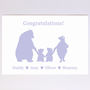 Personalised New Baby Boy Or New Baby Girl Bears Card, thumbnail 3 of 8