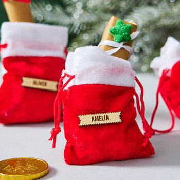 Personalised Christmas Sack Decoration, 2 of 4