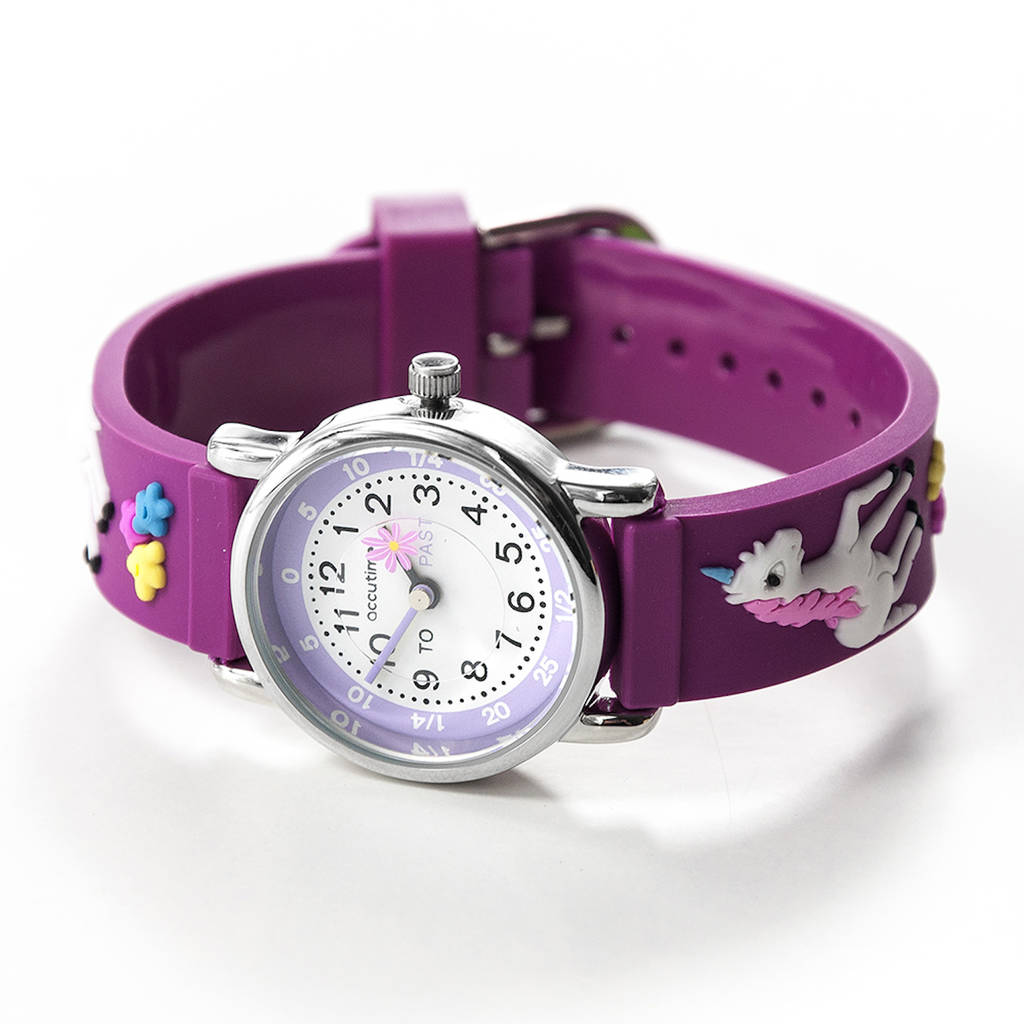 Personalised Childs Unicorn Design Watch By TheLittleBoysRoom