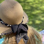 Leopard Print Personalised Straw Hat, thumbnail 1 of 3