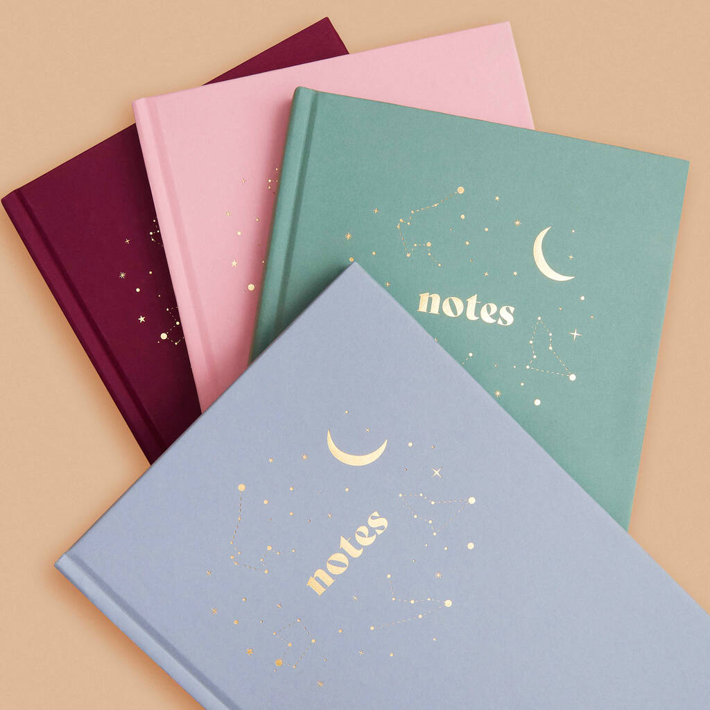 Personalised Constellation Lined Notebook By Betterday Studio Personalised Constellation Lined Notebook By Betterday Studio