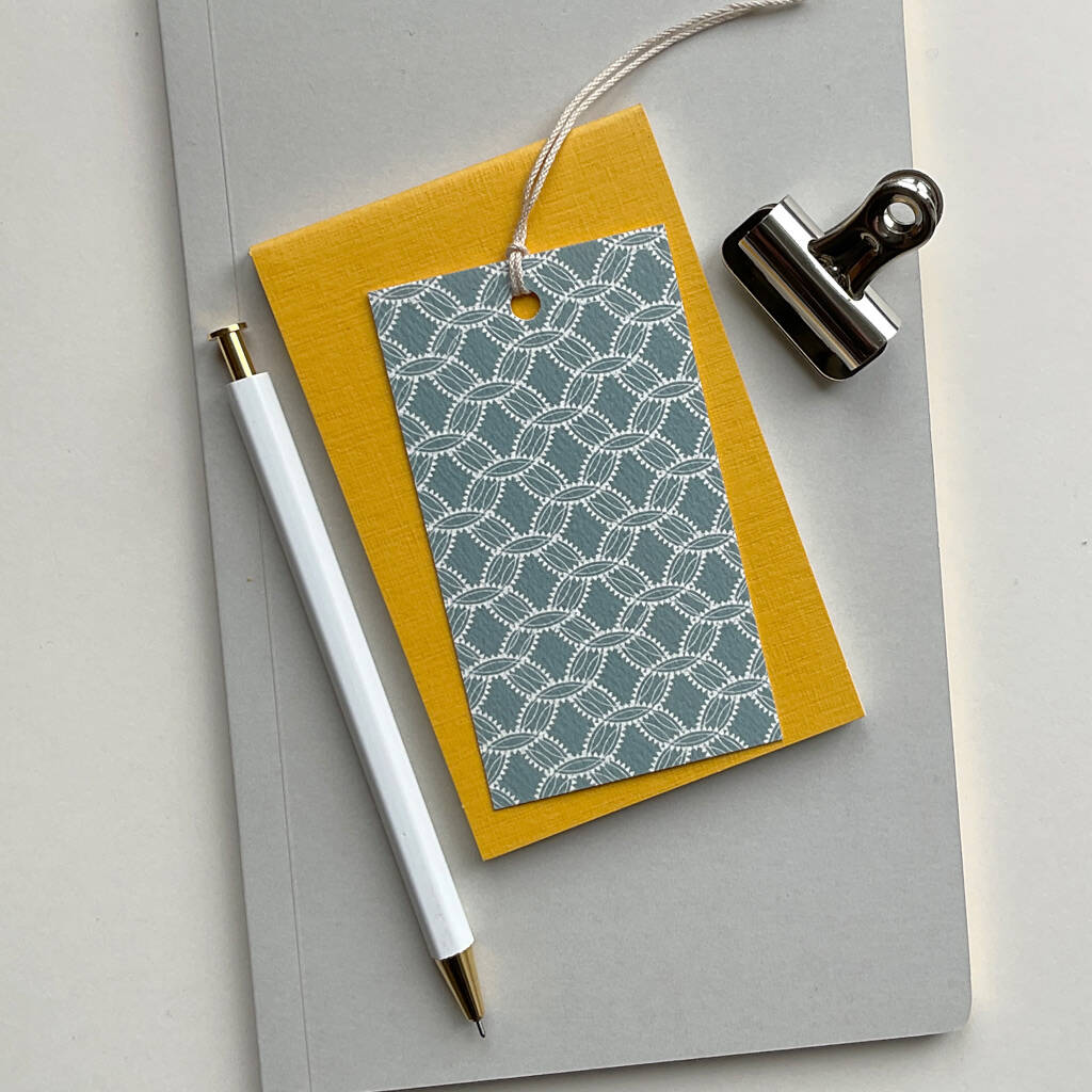 Tile Grey Gift Tags, 1 of 2