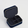 Rosy Posy Embroidered Blue Large Jewellery Box, thumbnail 5 of 6