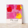 Andy Wahol Pink Flower Art Print, thumbnail 2 of 4