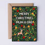 Christmas Card For Mum And Dad, Merry Christmas Parents, thumbnail 2 of 3