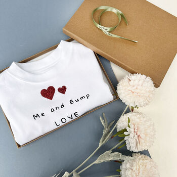 Me And Bump Love You T Shirt, 3 of 5
