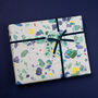 Green Terrazzo Wrapping Paper Set, thumbnail 3 of 7