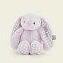 Personalised Lilac Bunny Soft Toy, thumbnail 1 of 4