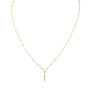 18ct Gold Plated Dagger Pendant Necklace, thumbnail 7 of 8