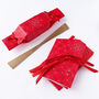 Six Reusable Eco Crackers 'Red Jewel' Design, thumbnail 4 of 9