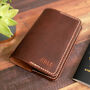 Personalised Leather Passport Cover, thumbnail 1 of 8