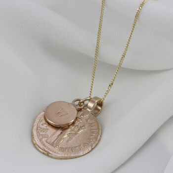 Personalised Golden Goddess Necklace In 9ct Solid Gold, 2 of 5