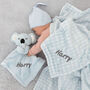 Personalised Blue Koala Comforter And Blanket Set, thumbnail 1 of 9