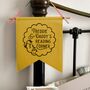 Personalised Daddy's Reading Corner Pennant Flag Gift For Dad, thumbnail 3 of 6