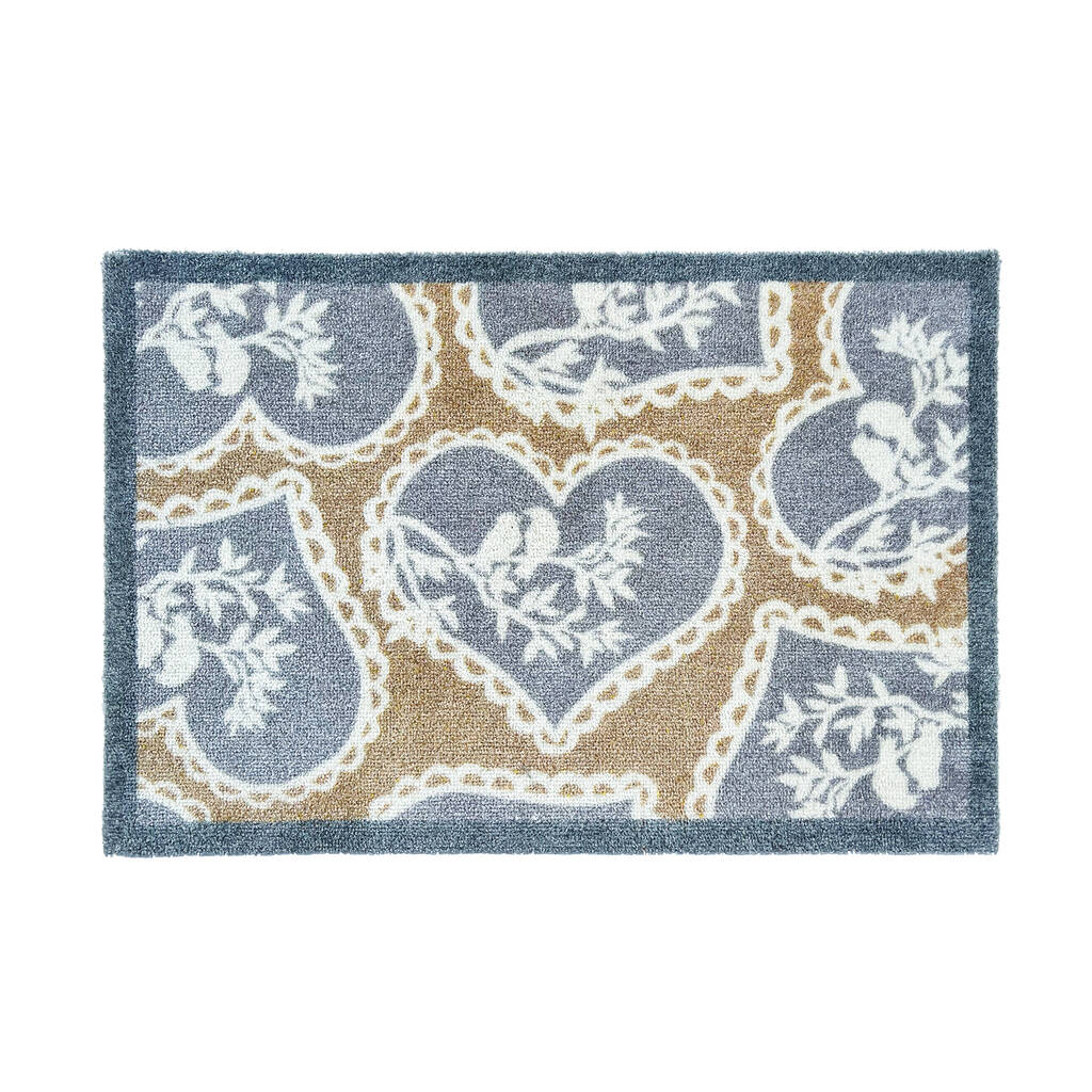 My Mat Patterned Washable My Love Lace Indoor Mat By Hug Rug