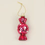 G Decor Set Of Three Glass Wrapped Sweets Decorations, thumbnail 6 of 6