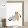 Love Cats Cards For Weddings And Anniversaries, thumbnail 4 of 9
