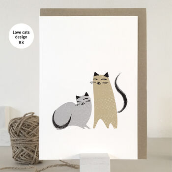 Love Cats Cards For Weddings And Anniversaries, 4 of 9