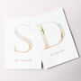 Personalised Dreamy Watercolour Gold Foil Nursery Print, thumbnail 2 of 7